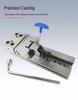 8" Precision Flat-Nose Pliers CNC Vise for Milling Machines, 200x200mm