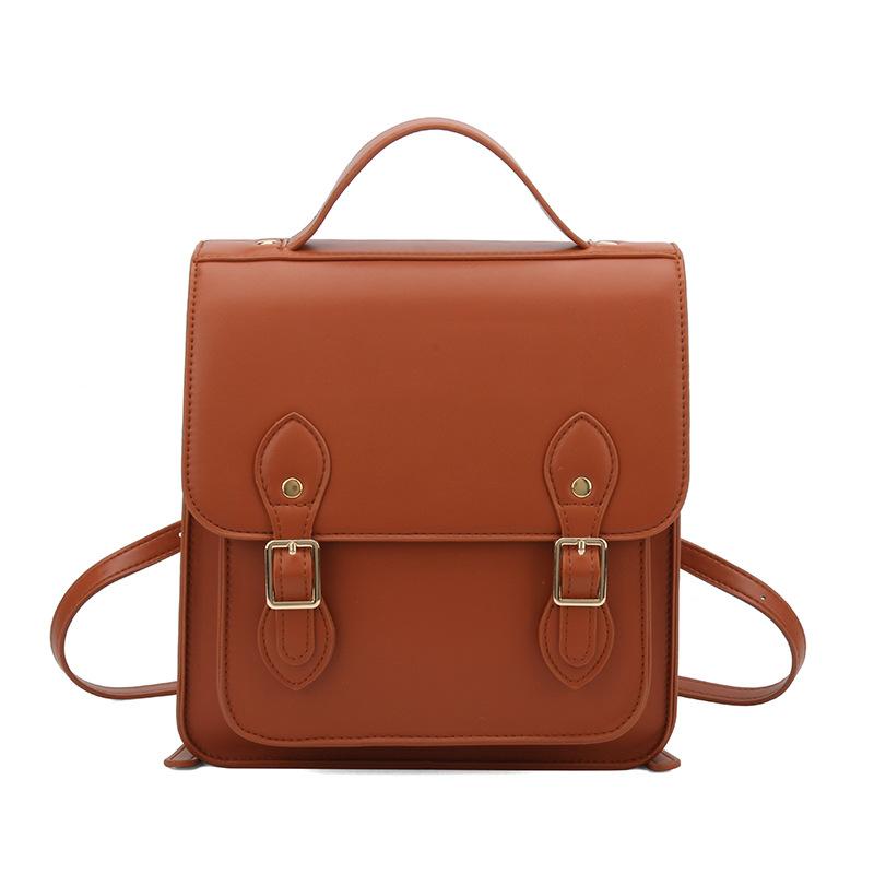 New summer popular fashion backpack simple texture portable women's bag