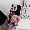 Ae76 Dog Color Doodle Design Art Phone Cases for Samsung A13 A32 A53 A04e A54 S23 S24 Ultra Infinix Hot 40i Huawei Metal Camera Protective Back Cover