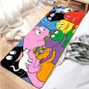 Cute Cartoon Les Barbapapa Floor Mat Nordic Style Home Doormat Bathroom-Toilet Mats Bedroom Hotel Decor Mat