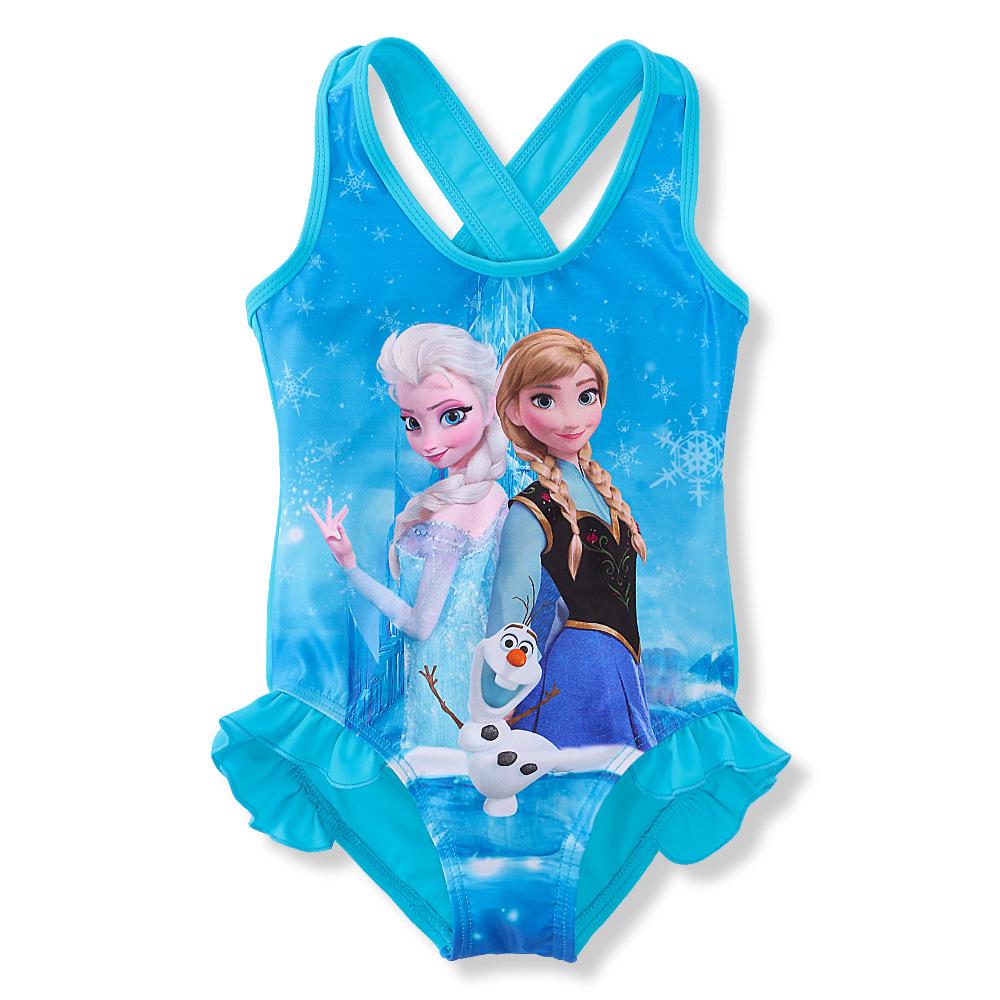 2020 New Frozen One-Piece Swimsuit for Girls