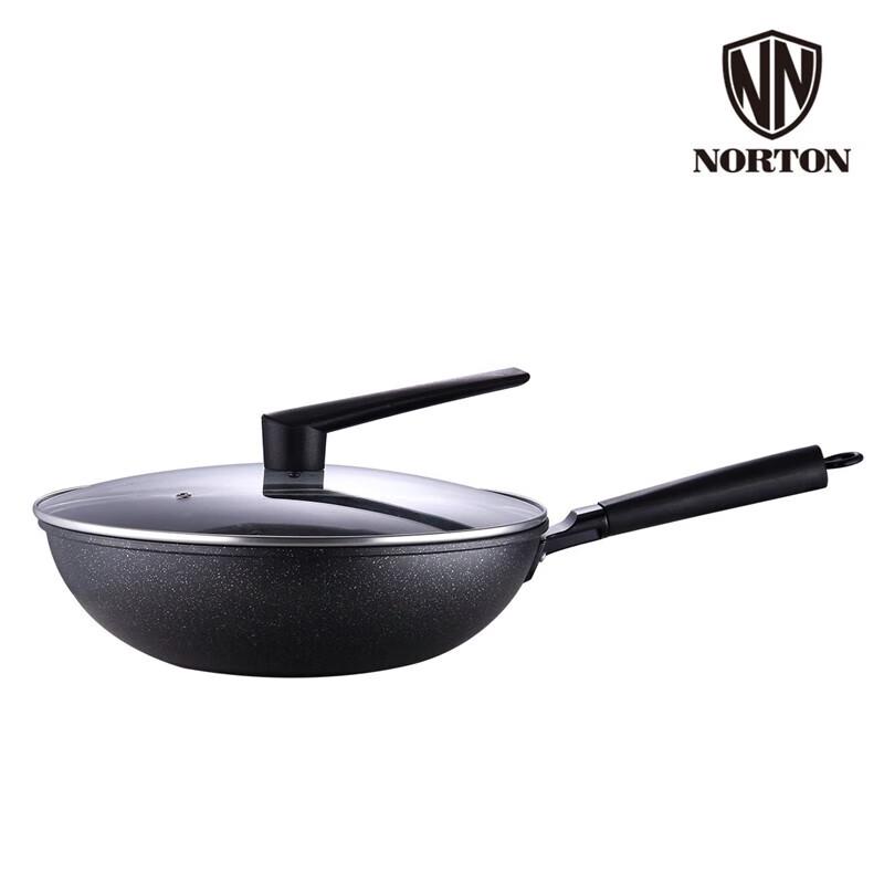 NORTON 316 Stainless Steel Maifan Stone Non-Stick Frying Pan