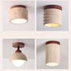 Japanese Wabi-Sabi Yellow Cave Stone Ceiling Light for Entryway or Balcony