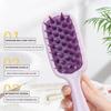 Lightweight Long Handle Silicone Hair Brush Shampoo Brush Travel Friendly For Effective Scalp Stimulation And Relaxation