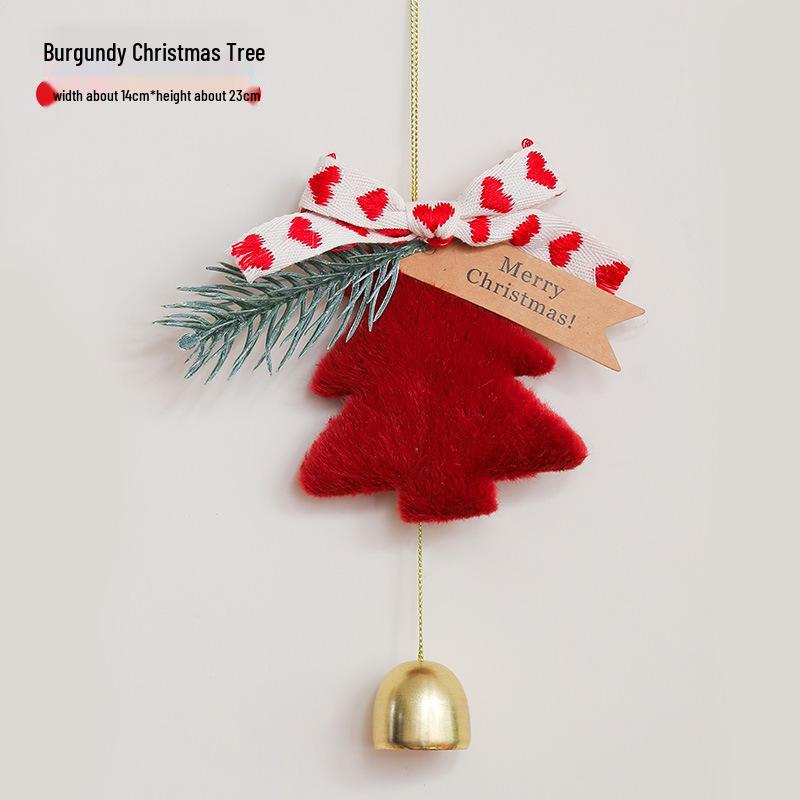 

Velvet Bow Bell Ornaments & Sock Pendants for Christmas Tree