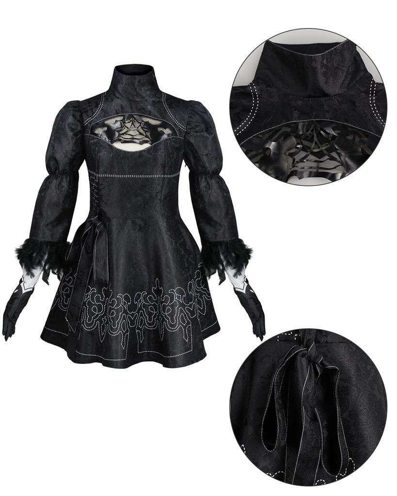 NieR Cosplay YoRHa 2 Typ B Toobee 2B Cosplay NineS 9S Cosplay A2 Cosplay A2 NieR Automata Kostýmní událost Halloween kostýmní škola Festival [NOKIJP]