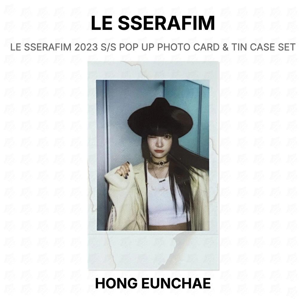 LE SSERAFIM 2023 S/S POP UP PHOTO CARD & TIN CASE SET Official Photocard