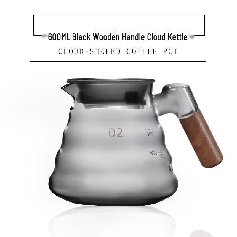 Heat-Resistant Glass Coffee Sharing Pot