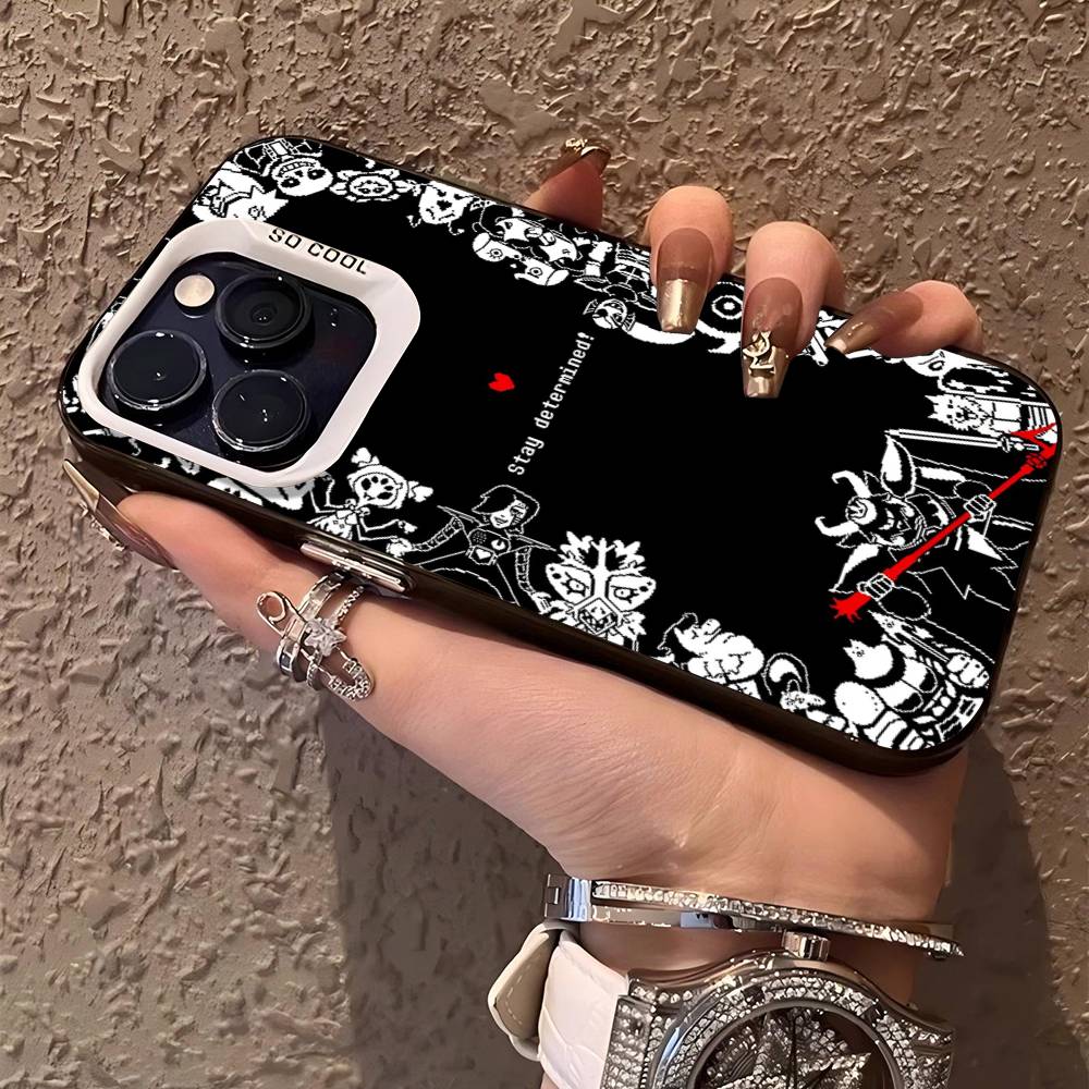 U-Undertale Phone Case For IPhone 17 16 15 14 13 12 11 Pro Max Plus Color Silver Cover