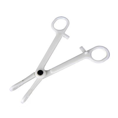 1Pcs Piercing Supplies Tool Clamp Disposable Plastic Slotted Round Forcep Jb