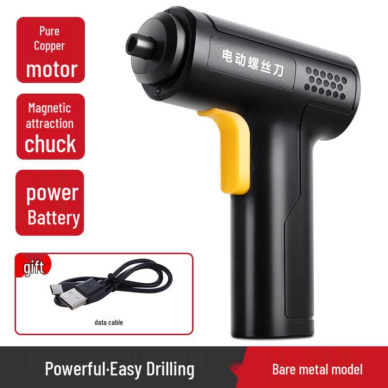 

Rechargeable Mini Electric Screwdriver Set - Automatic Handheld Drill Tool for Household Use