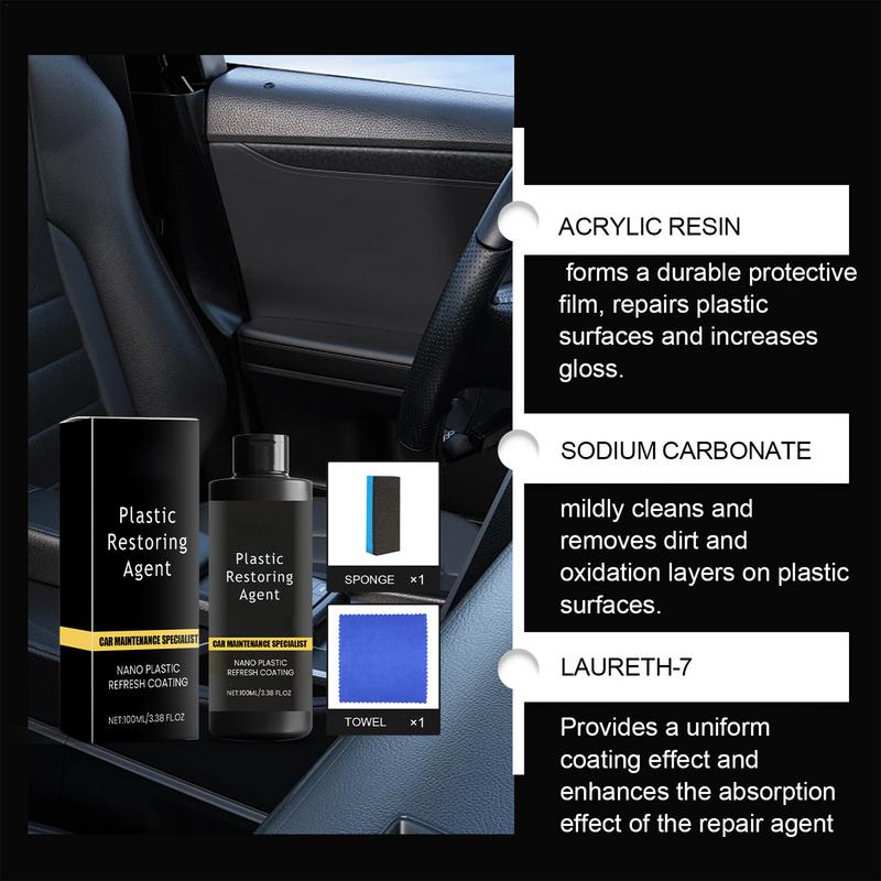 Refurbish Agent For Car Nano Car Coating Agent 100ml Car Cleaning Kit Car Coating Agent Gentle Scratch Repair Agent