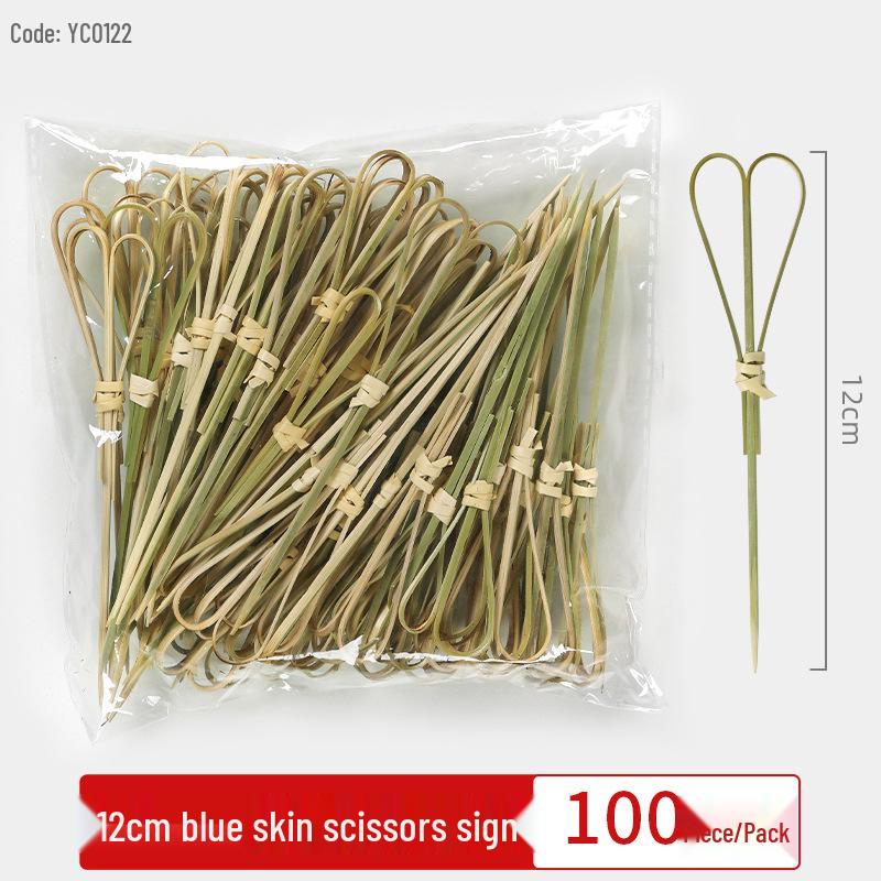 Creative Bamboo Fruit & Flower Picks for Parties, Cocktails, Burgers, & Easter Decorations