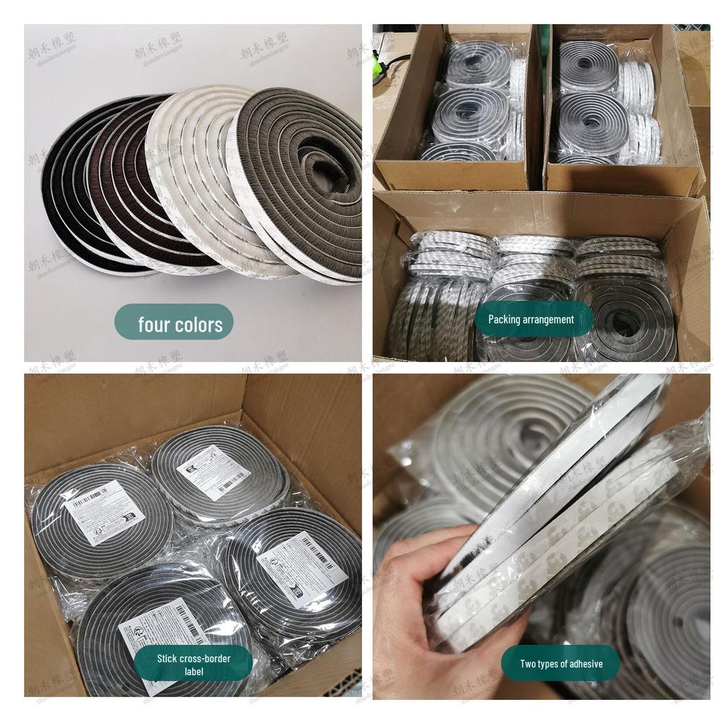 Self-Adhesive Wool Weather Stripping for Doors and Windows