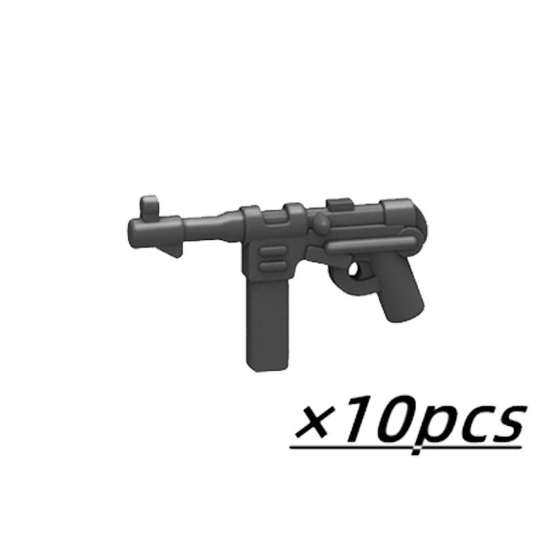 Militärwaffen MOC Bausteine Figuren Soldat US Sowjetischer Gewehr Mini-Kanone Raketenwerfer MG42 RPG Kugel Spielzeug Geschenk K022