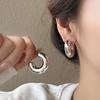 European and American niche retro fashion single product small earrings earrings women's simple personality versatile commuter daily earrings