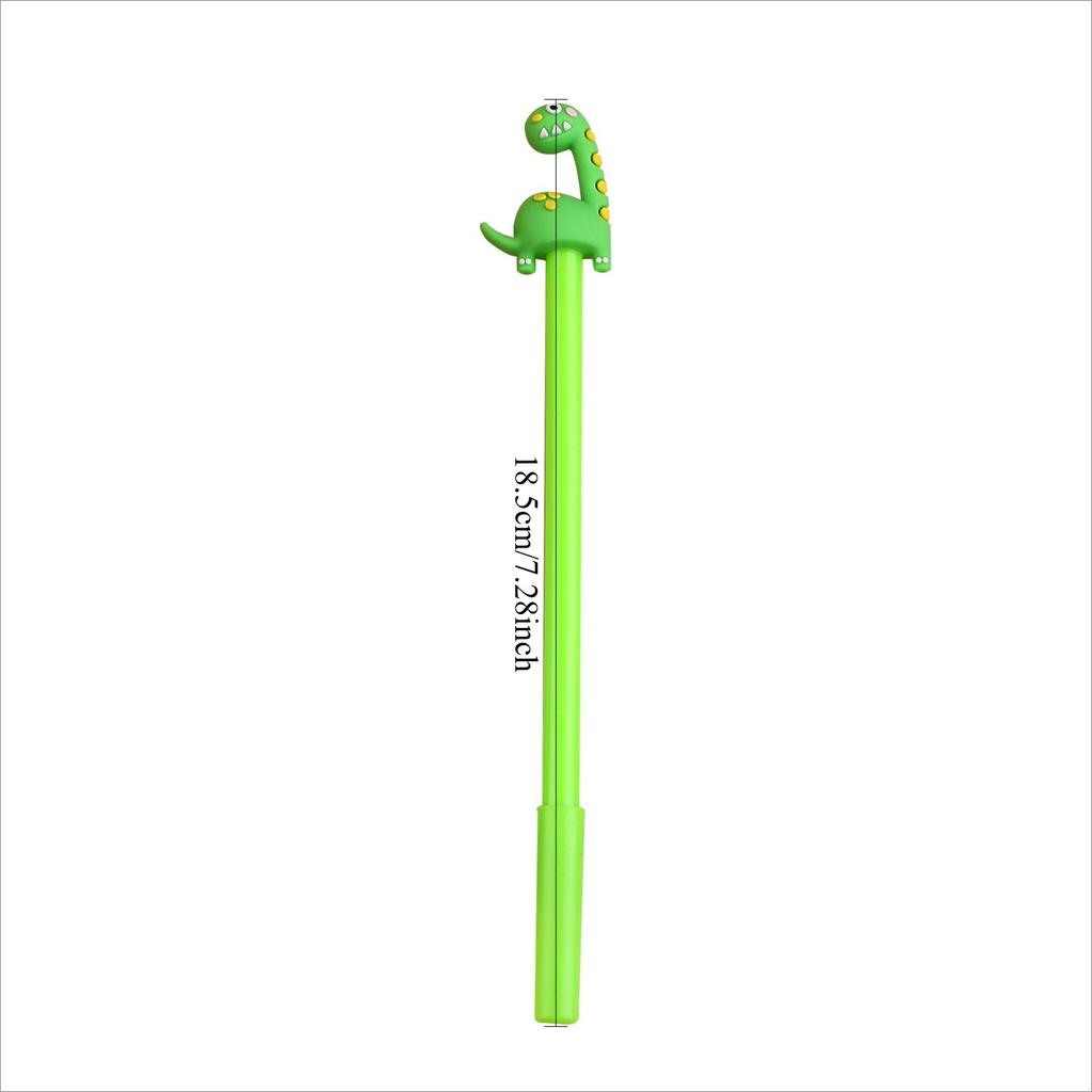 10Pcs Cartoon Spotted Dinosaur Pen 0.5mm Quick Drying Hand Free Suitable for Office Work, Daily Writing, Diaries, and Student Classroom Prizes Back To