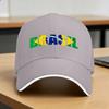 Brasil Brazilian Flag Brazilian Roots Brazilian Pride Casual Baseball Cap  Running Hippie Hip Hop Hats Summer Sun Baseball Caps