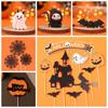 Funny Festival Plugin Pumpkin Ghost Bat Cake Insert Party Supplies Cake Topper  Baking Cake Dessert