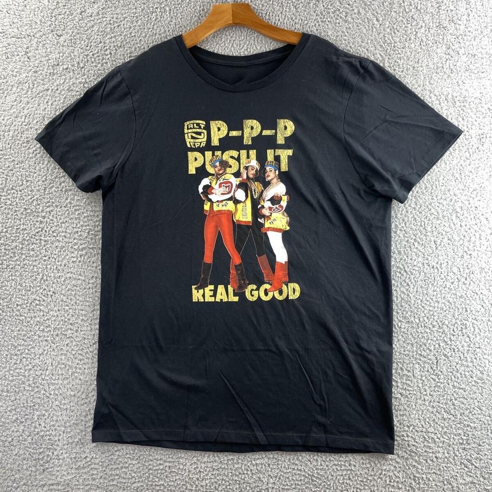 Skutečně Dobrá Kapela Salt-N-Pepa Černé Pánské Tričko Plná Velikost Krátký Rukáv NI403 Unisex Tričko