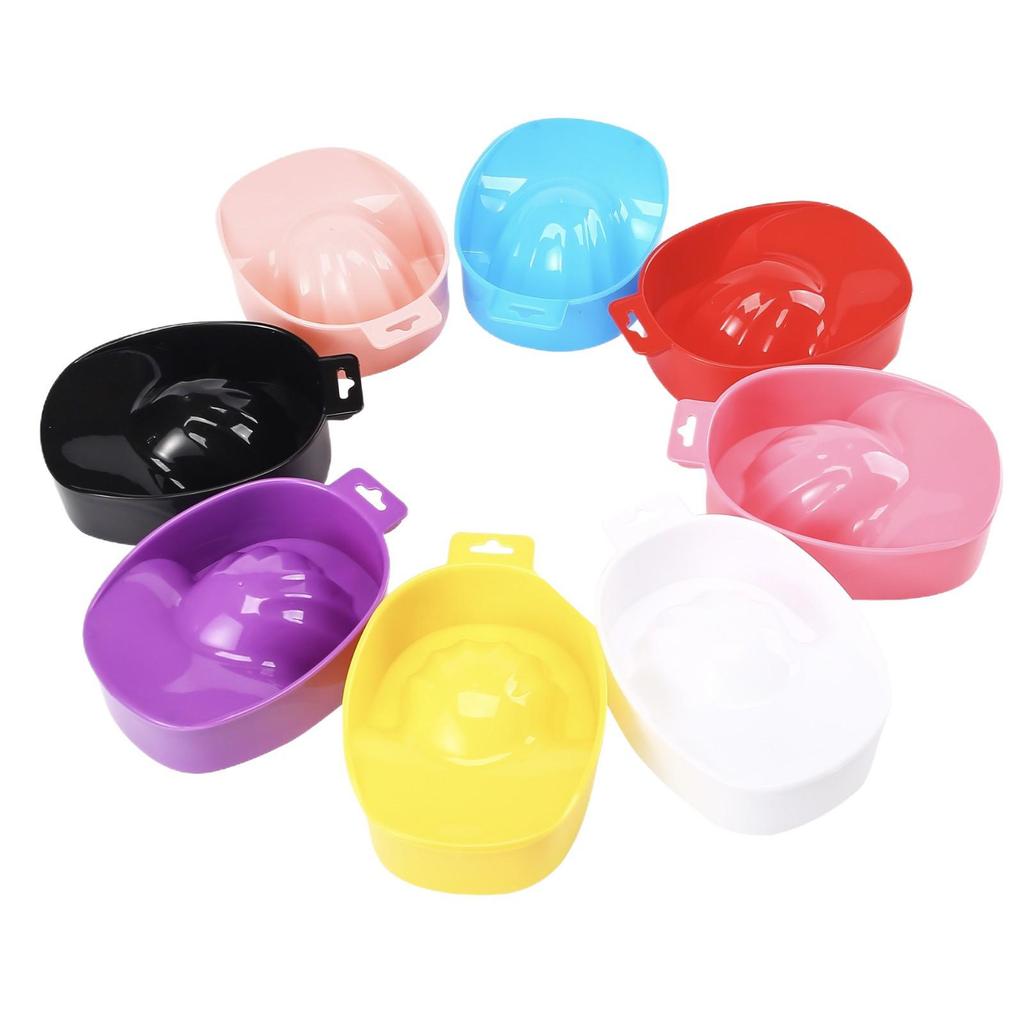 Nail Art Kit: Double-Layer Soak Bowl & Cuticle Softener in Random Colors