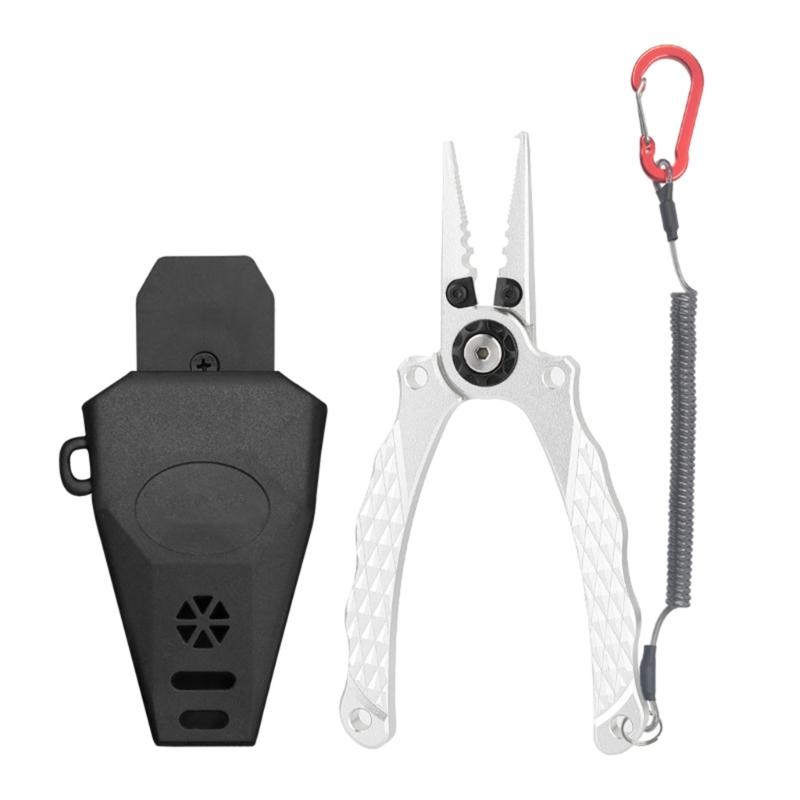Fishing Gripper Fishing Hook Remover Aluminum Alloys Fish Plier Grip Clamps Grabber Fish Controllers Fishing Plier Tool 1 серебряный