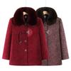 Middle-aged Winter Velvet Old Lady Mink Velvet Coat Grandma Winter Coat In the Elderly Mother Imitation Mink