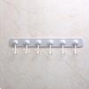 Creative Scandinavian Style Candy Color System Hooks Wall-mounted No-punch Storage Hooks Household Kitchen Bathroom Hooks