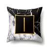 Marble Polyester Pillowcase Home Decoration Printing Pillowcase 26 English Letter Cushion Cover