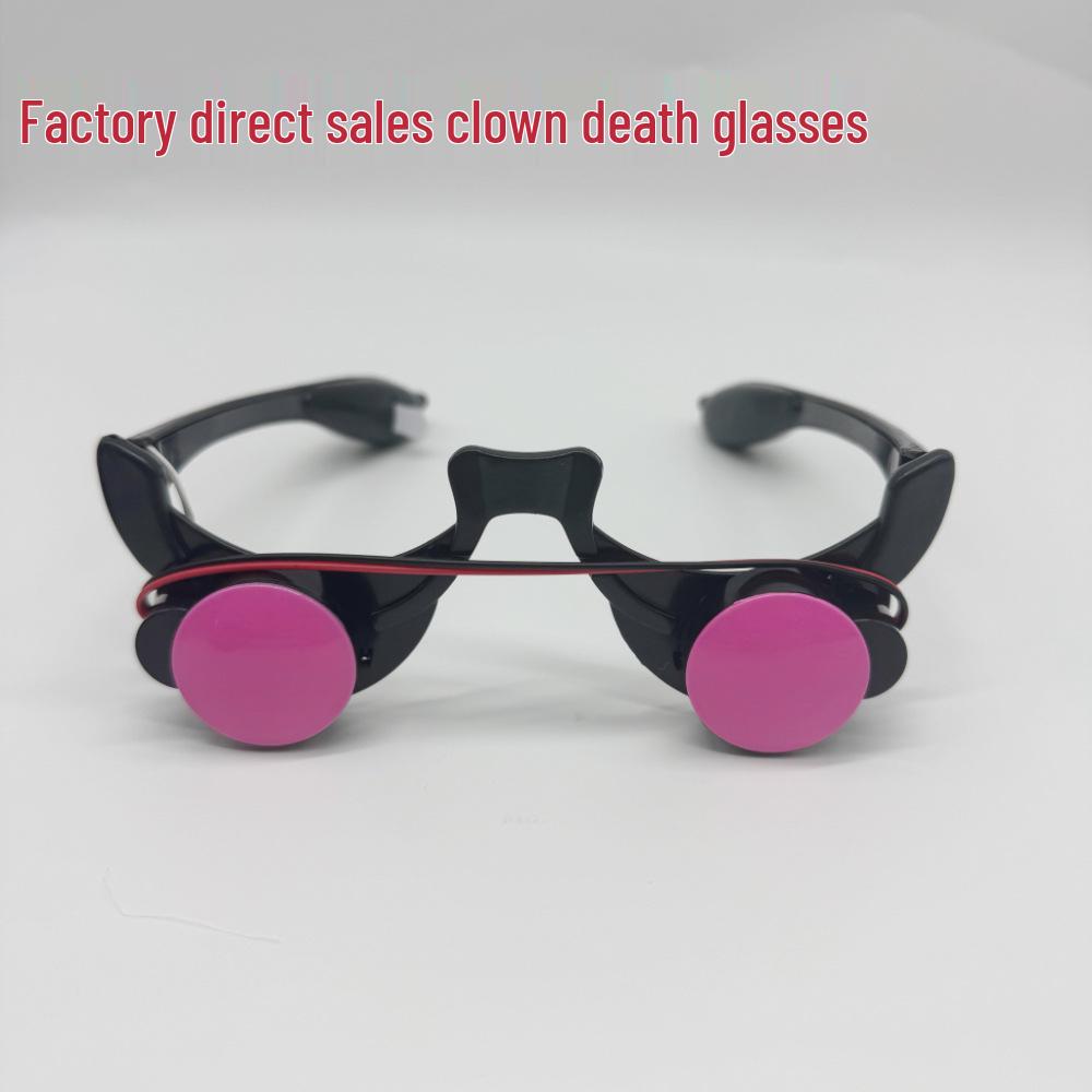 

Grim Reaper LED Glasses for Christmas & Halloween Parties Embedded Wire яркий розовый