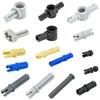 Bulk Technical Connector Pin Peg Cross Axle Building Blocks Parts Compatible with 2780 3673 6558 6562 MOC Bricks Toys