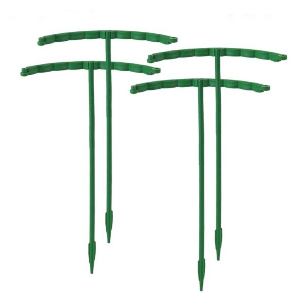 4/8/12 Stück Kunststoff Pflanzenstützpfahl Ständer Pflanzenspezifische Stützstäbe Gartenwerkzeug