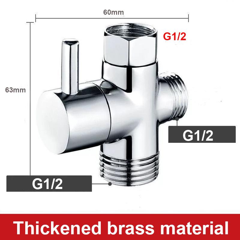 

Handheld Toilet Bidet Sprayer Gun Holder Self Cleaning Wash Bidet Faucet Spray 3 Way Valve Bathroom Shower Head Hose