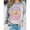 YYFS Women's Fashion Casual Spring Fall Long Sleeve O-Neck Pullovers & Long Sleeves