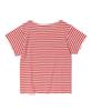 YOUHEE Lace Stripe T-Shirts Red