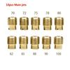 For Honda GX140 GX160 GX200 GX390 212cc Mini Bike Go Kart FCR Main Jets Carb WH100T Scr-100cc Main Jet Fuel Nozzle Gicleur GX