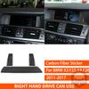 For BMW X3 F25 X4 F26 2011 2012 2013 2014 2015 2016 2017 Center Console Trim Real Carbon Fiber Stickers Car Interior Accessories