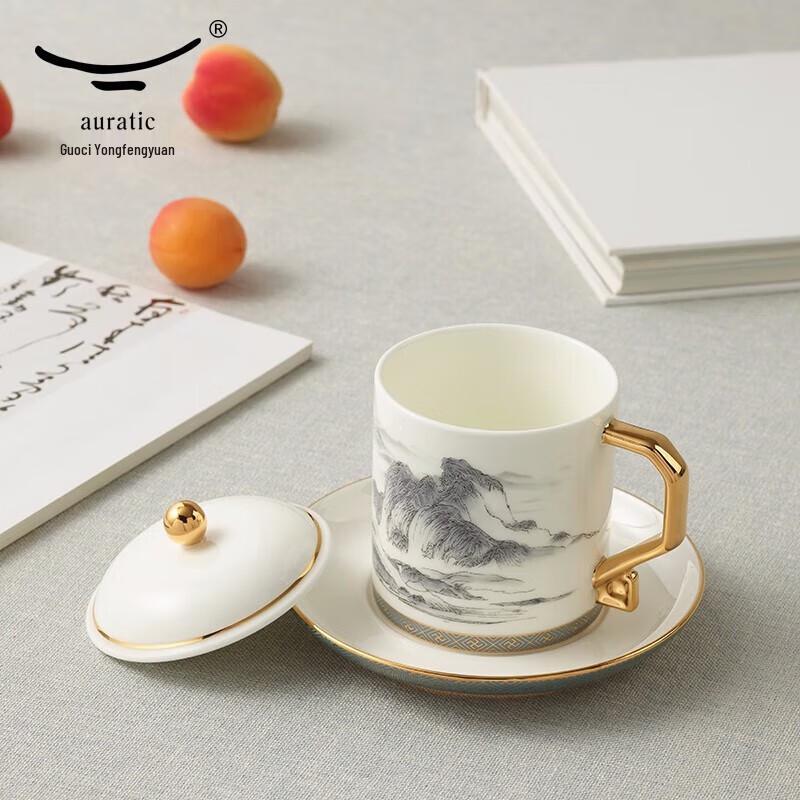 Yongfengyuan Herr. Porzellan Tausend Meilen Landschaft Teetassen-Set