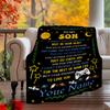 Believe In Yourself Aim High Customizable Outdoor Blanket Personalized Name Durable Comfort Throw For Picnics Outdoor Travel And Camping Sofa Office
