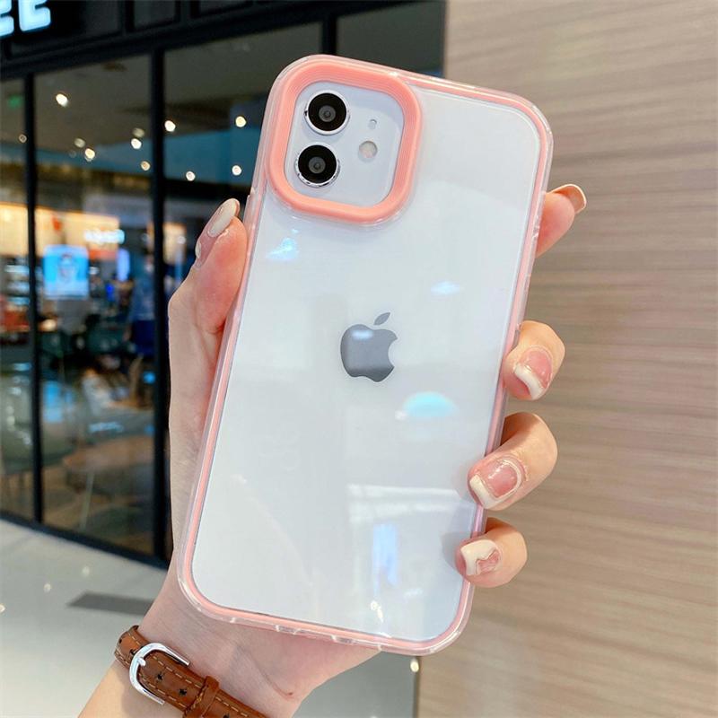 2023 3 In 1 Clear Bumper Shockproof Case Logo Print Mobile Cover Custom Phone Case for Iphone 14 Pro Max