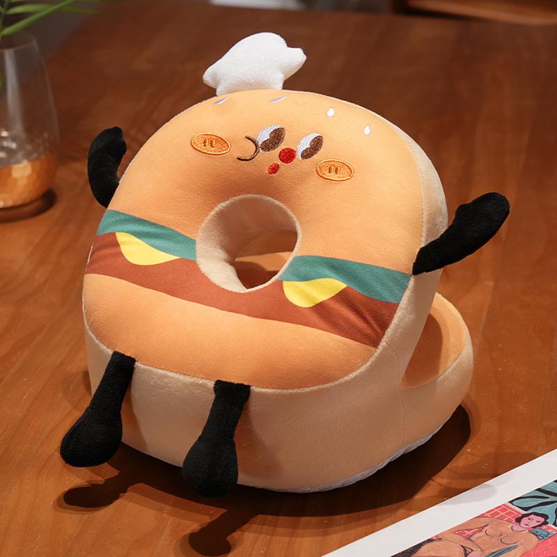 High-Quality Hamburger High-Quality Chips High-Quality Plush High-Quality Kawaii High-Quality Sleeping High-Quality Pillow High-Quality Cartoon