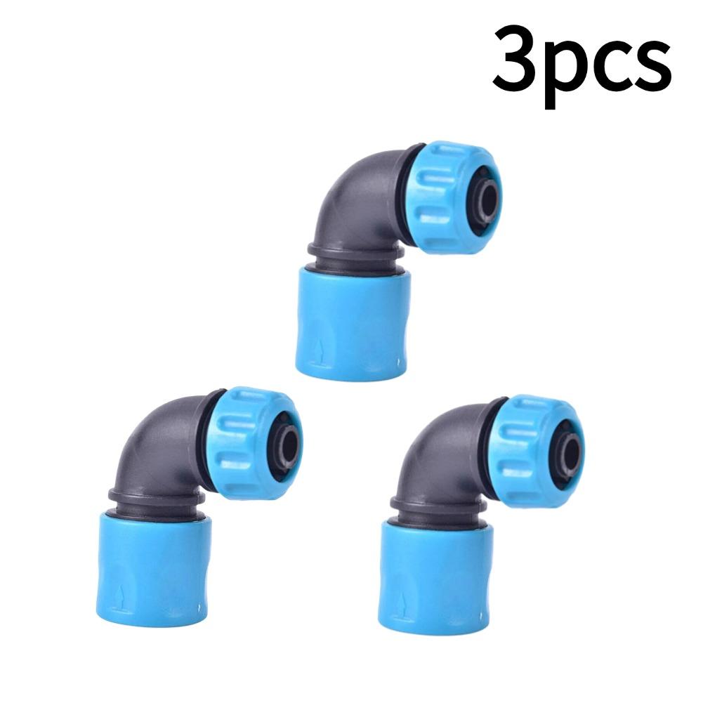 1/2/3/4/5 Stück 1/2" Gartenwasseranschluss Wasserhahnanschluss Winkelstück Kunststoffrohrfittings Bewässerungsschlauch Schnellverbindungsadapter