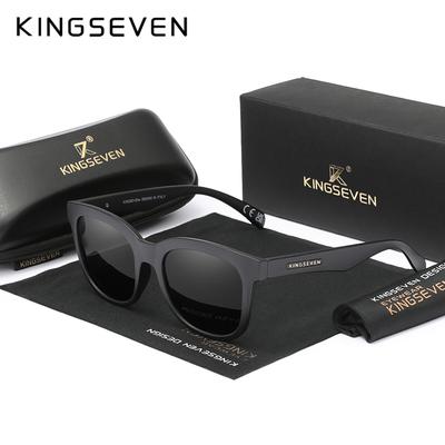 Kingseven Full Frame Sunglasses Men‘s Outdoor Polarized UV400  Eye Glasses Fashion HD Mirror Lens TR90 Women Driving Eyewear