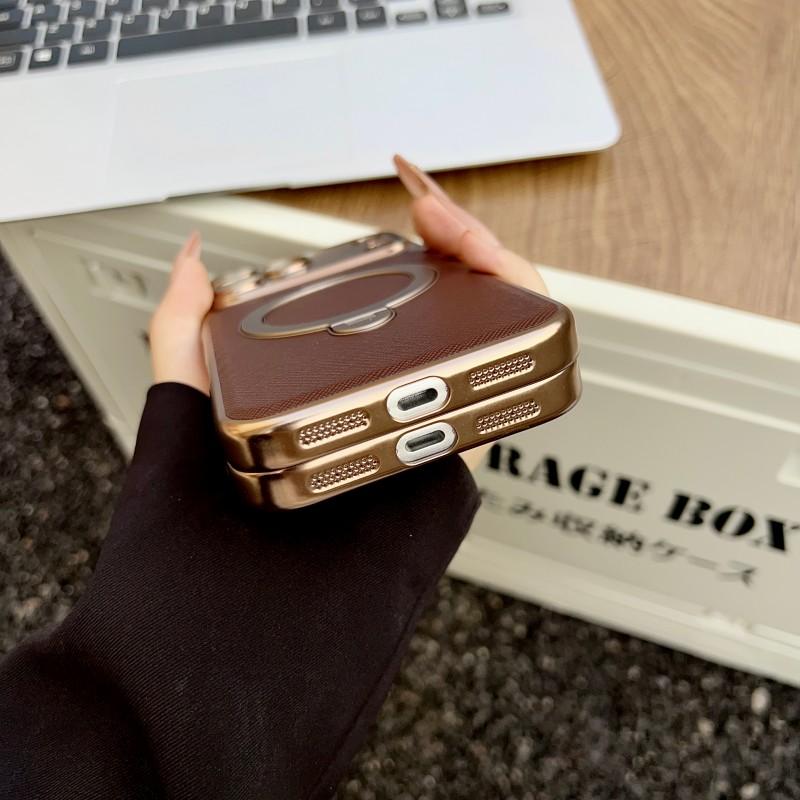 For iPhone 17, 17 Pro, 17 Pro Max Phone Case, Electroplated Metallic Paint, Full Lens Coverage, Shockproof and Drop-resistant