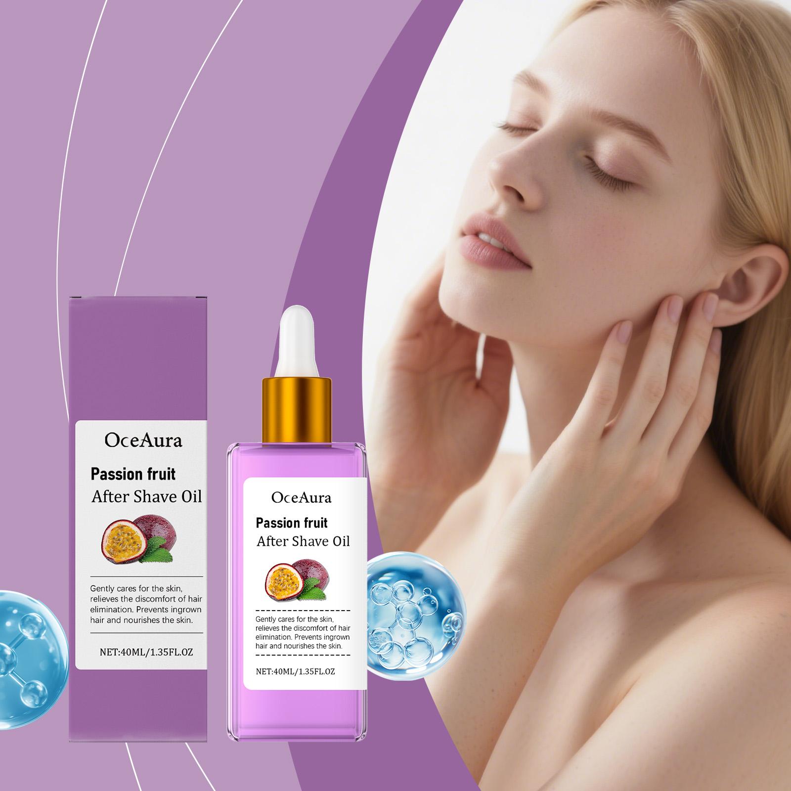 

After Shave Oil Skin Repairing Post-Shave Redness Relieve Ingrown Hair Discomfort Smooth Hydrating Shaving Hair Removal Care Oil 40ml