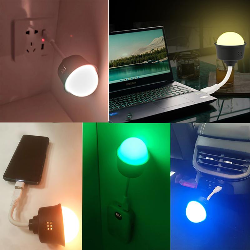 USB Stecker Nachtlicht Tragbare LED Lampe Computer Mobile Power Aufladen Mini Buchlampe Augenschutz Studie Kleine Leselampe