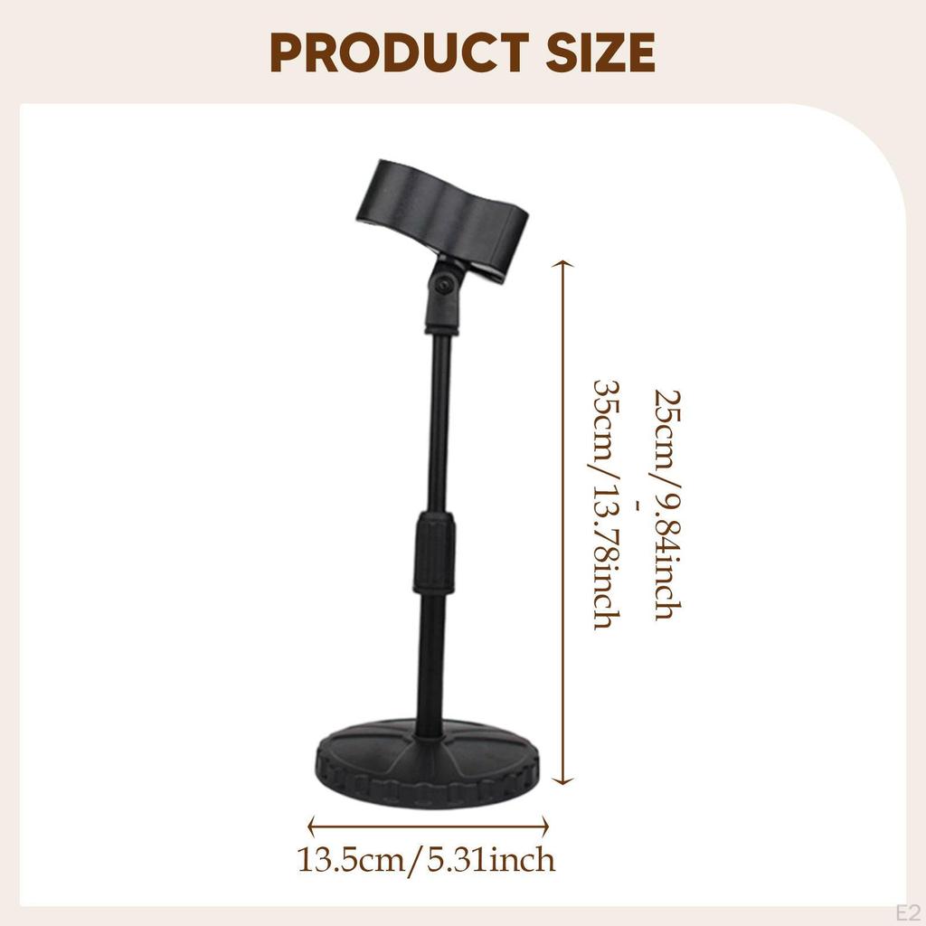 Hair Dryer Stand Rotatable Clip Stable Portable Carbon Steel Blow Holder Height Adjustable for