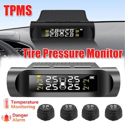 Digitální LCD měřič tlaku v pneumatikách TPMS Vysoce přesný s externím senzorem Bezdrátový systém monitorování tlaku v pneumatikách Typ měřiče Detekce tlaku