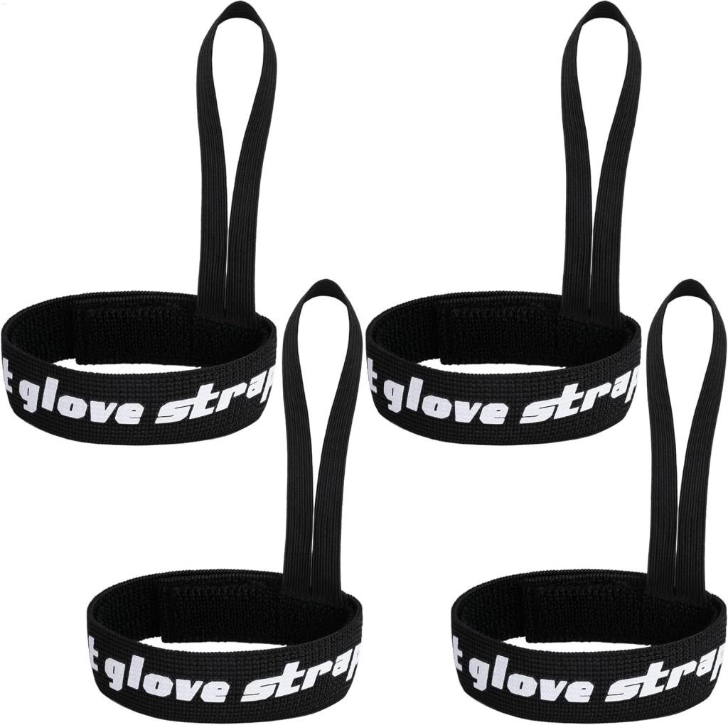 Winter Gloves Straps 4X Elastic Ski Glove Strap Ski Glove Holder Straps Ski Gloves Handcuffs for Skiing Snowboarding and Outdoor