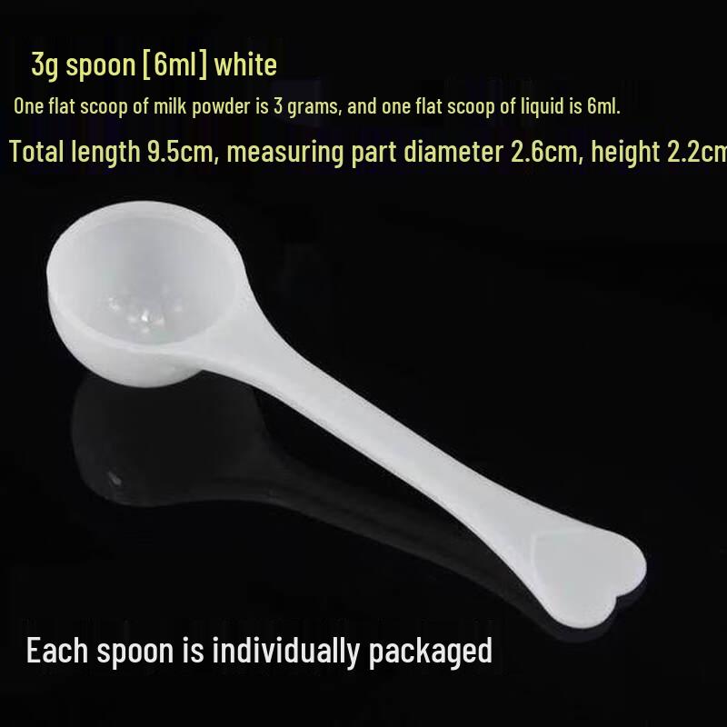 PP Plastic Measuring Spoons (100-Pack)